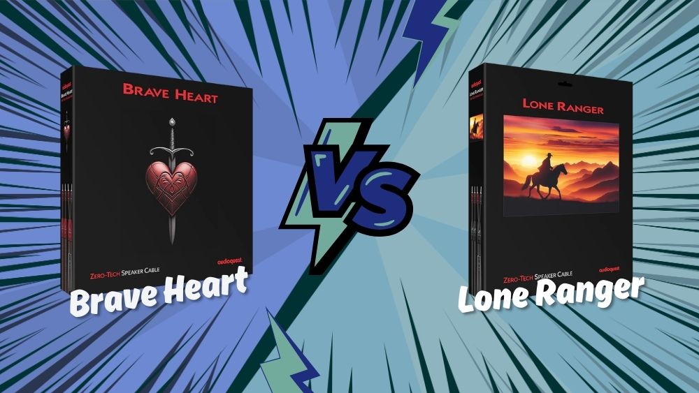 AudioQuest Brave Heart vs Lone Ranger Full-Range | Confronto completo e differenze sonore