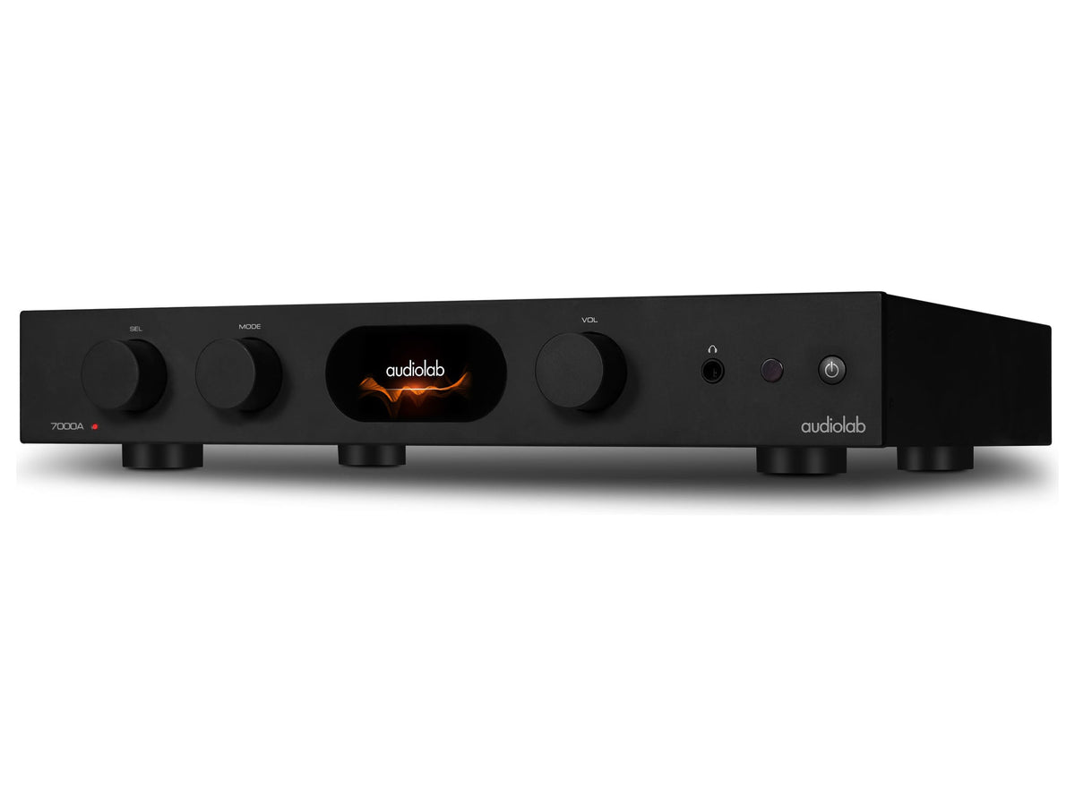 Audiolab 7000A, Nero, vista di tre quarti