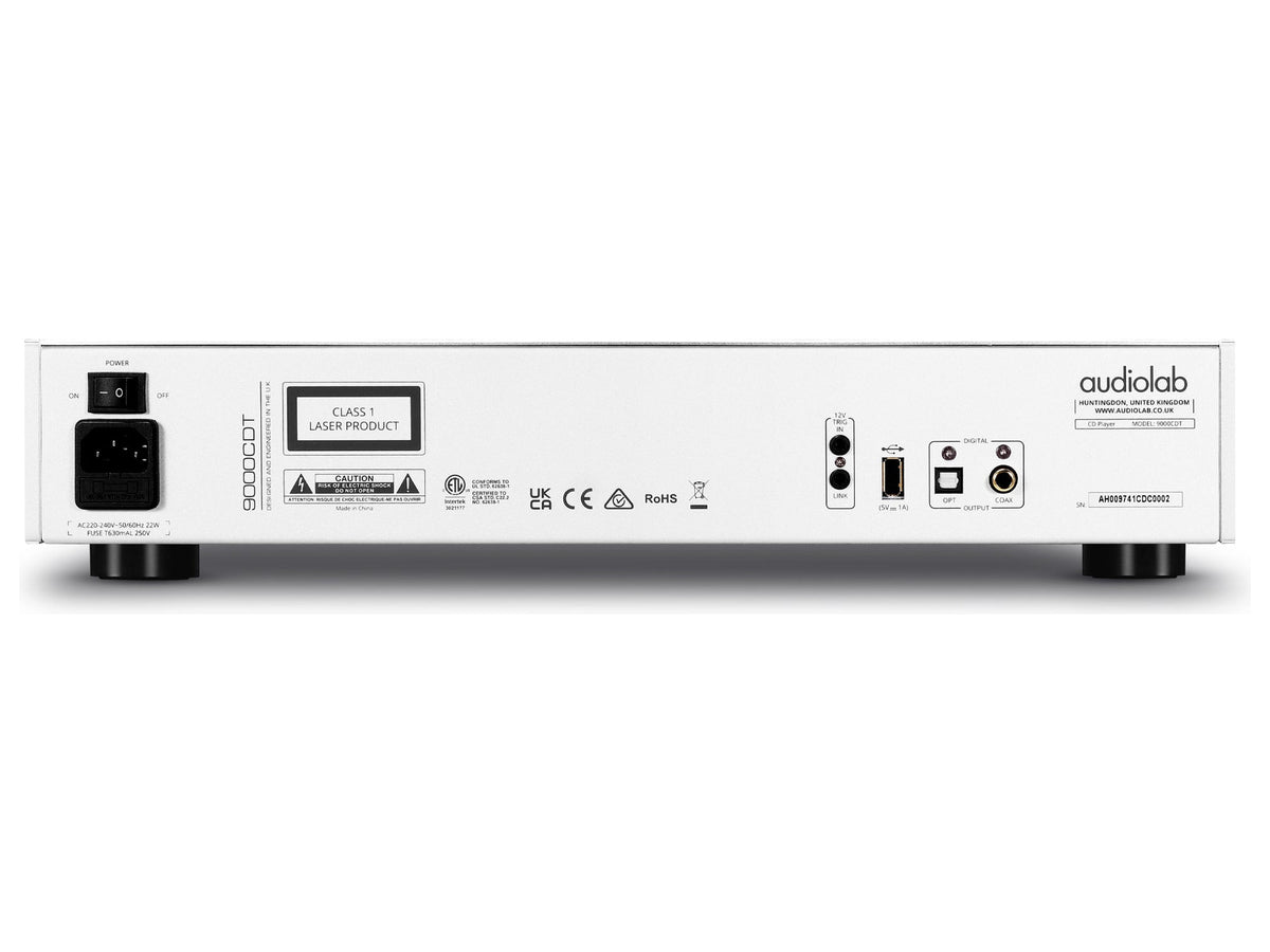 Audiolab 9000CDT — Silver, pannello posteriore