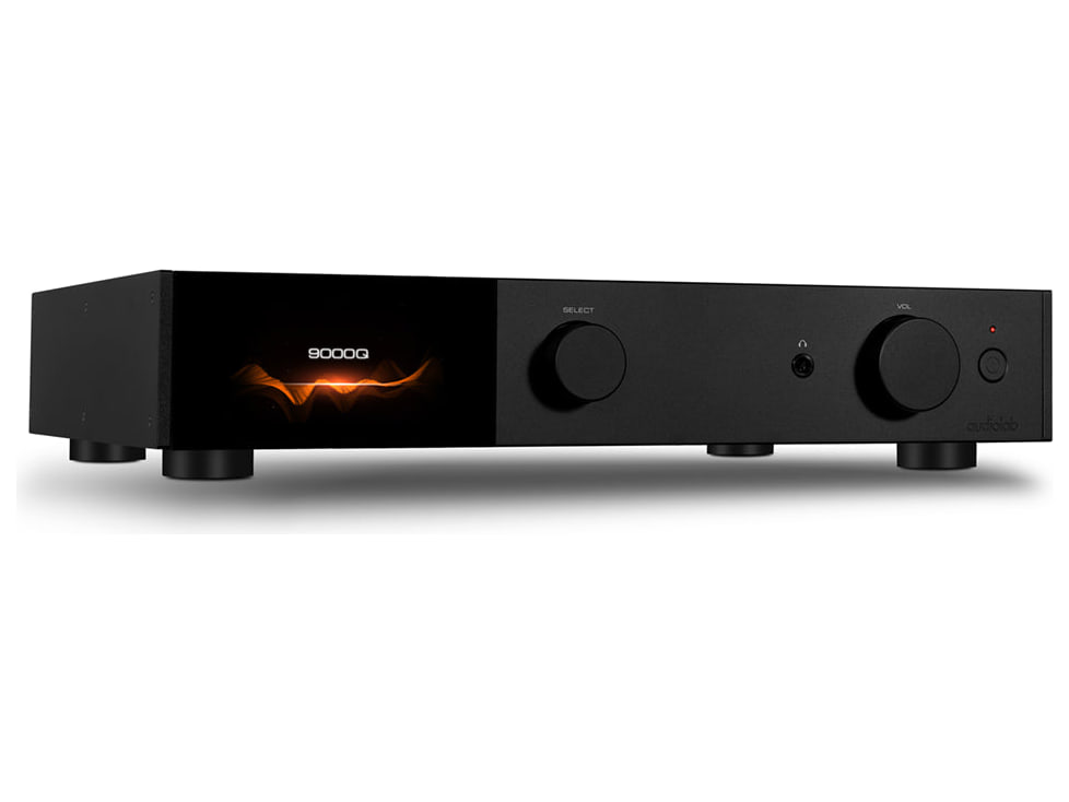 Audiolab 9000Q, Nero, vista di tre quarti