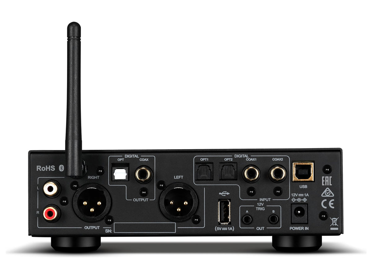 Audiolab D7, Nero, pannello posteriore