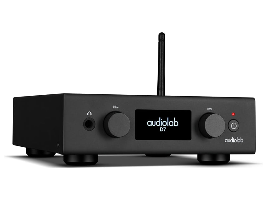 Audiolab D7, Nero, vista di tre quarti