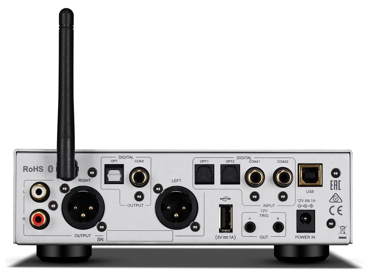 Audiolab D7, Silver, pannello posteriore