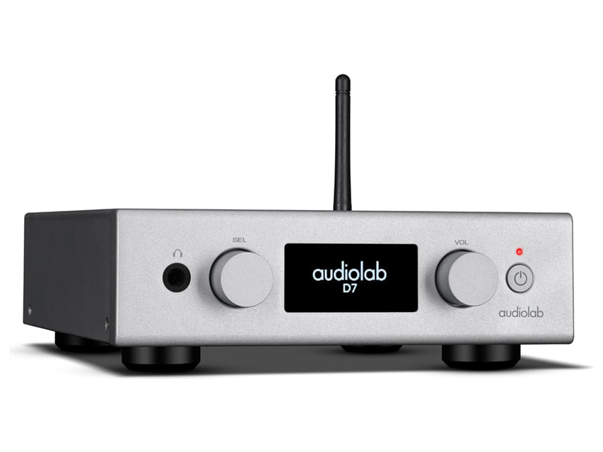 Audiolab D7, Silver, vista di tre quarti