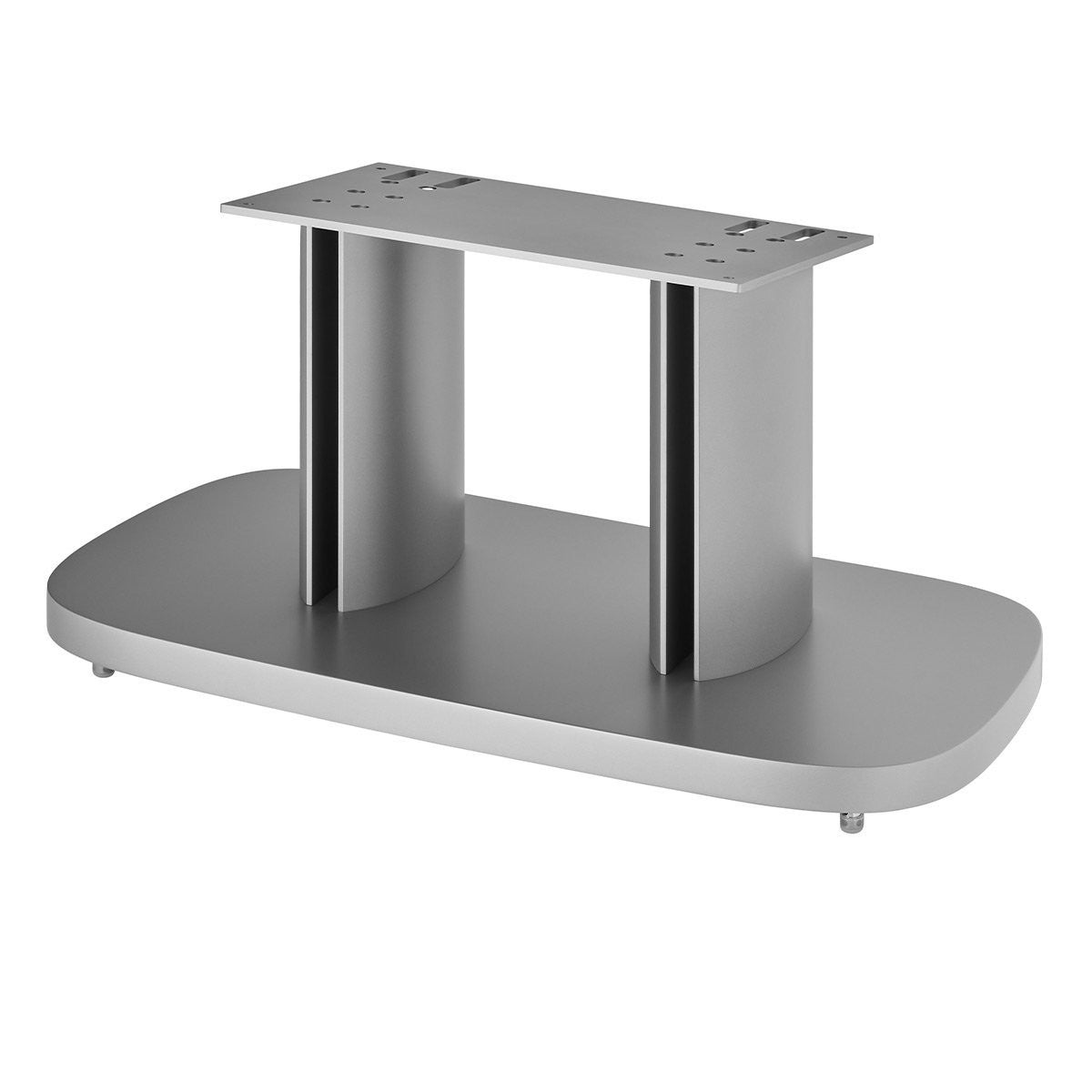 B&W FS HTM D4 STAND, Silver, vista frontale