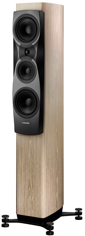 Dynaudio Confidence 30, finitura Blonde Wood, vista di tre quarti