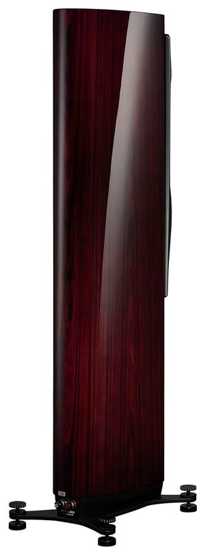 Dynaudio Confidence 30, finitura Ruby Wood High Gloss, pannello posteriore