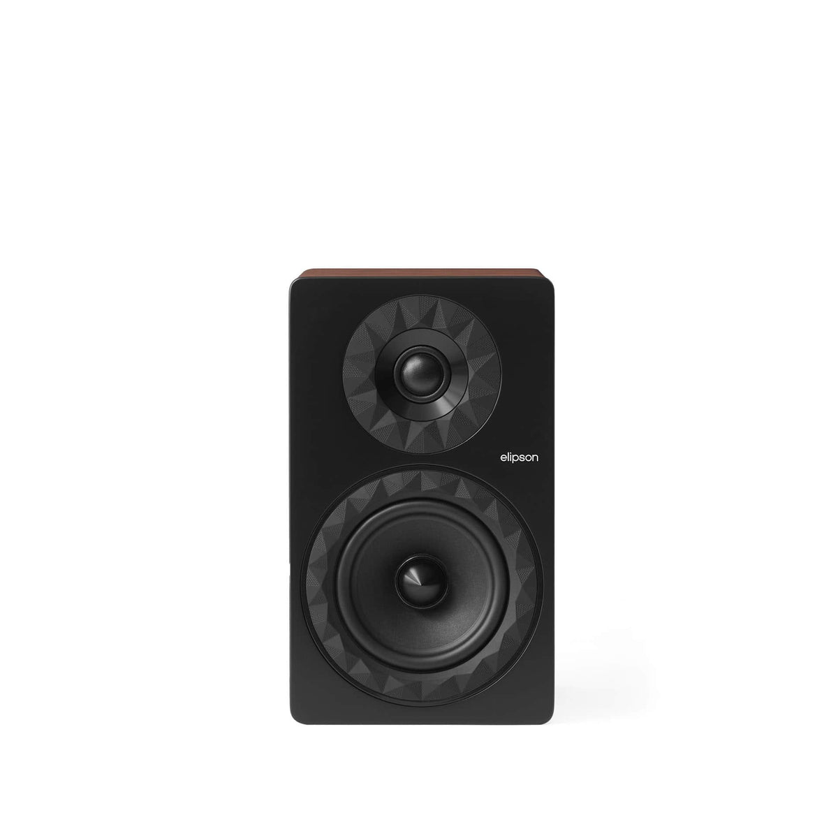 Elipson Prestige Facet II 6B, finitura nera, vista frontale senza griglia