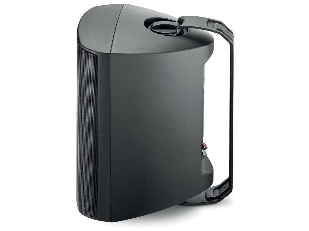 Focal 100 OD6, Nero, vista laterale con griglia