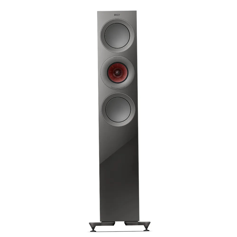 KEF R7 Meta, Vista frontale 2 Finitura Titanio