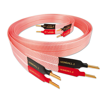 Nordost Heimdall 2 Cavo per diffusori, Vista frontale 2 Connettori Banana