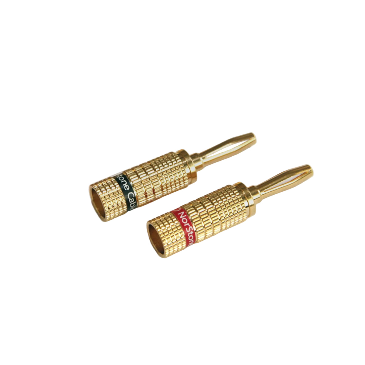 Norstone Banana Plugs Gold, due connettori a banana dorati