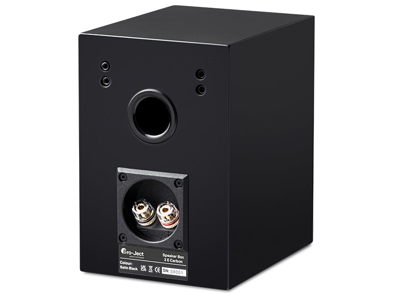 Pro-Ject Speaker Box 3 E Carbon, vista posteriore