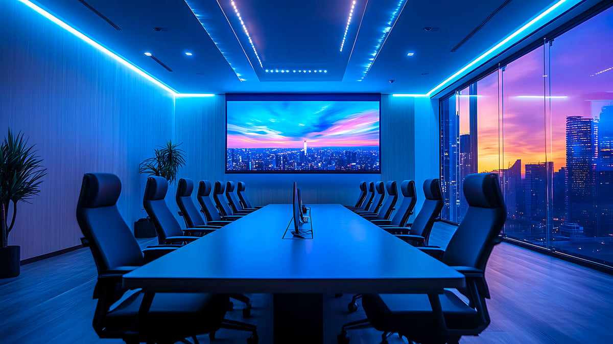Screenline Inceiling EVO 16:9 — in sala riunioni