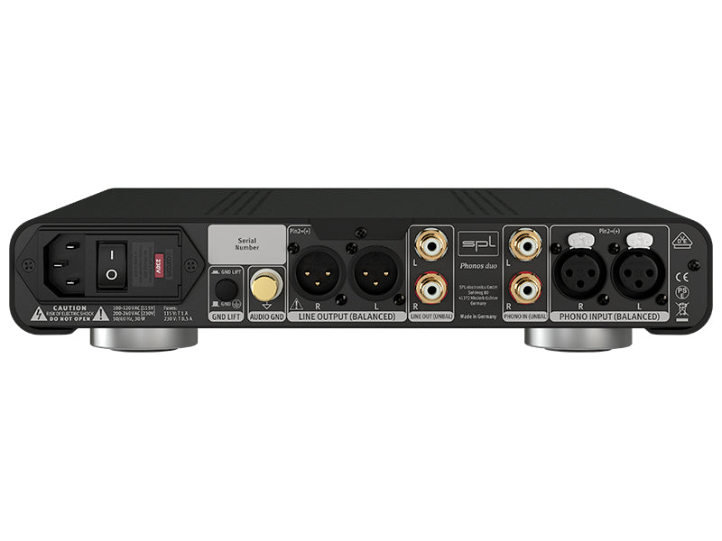 SPL Phonos Duo, vista posteriore