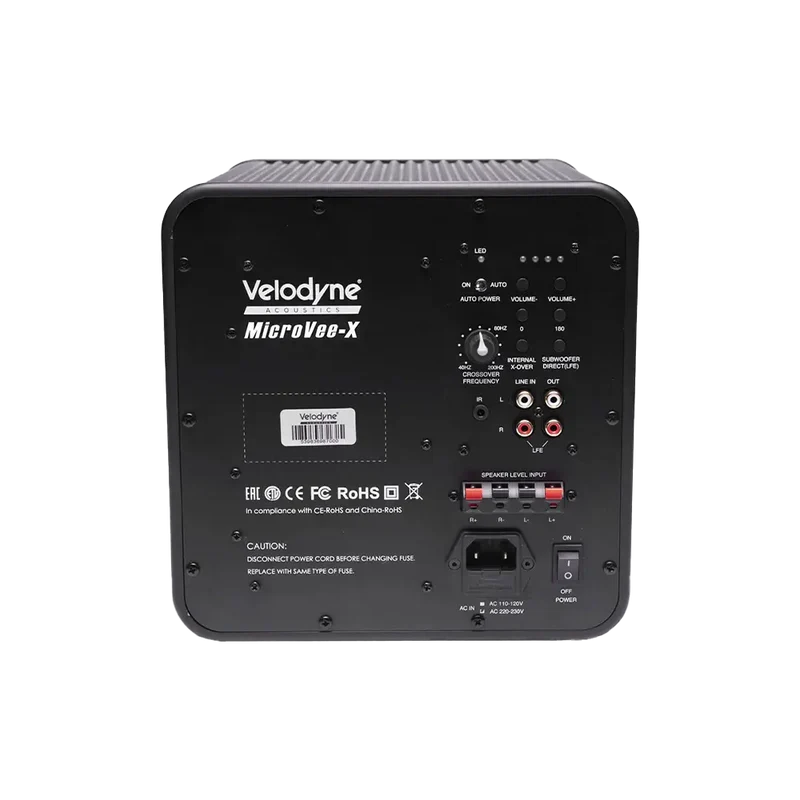 Velodyne MicroVee X, vista posteriore