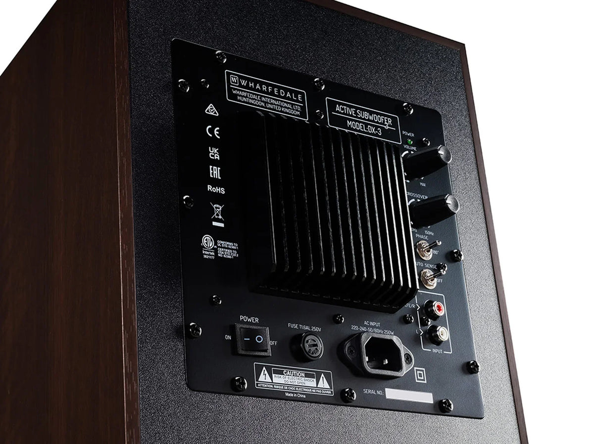 Wharfedale DX-3 HCP, vista posteriore