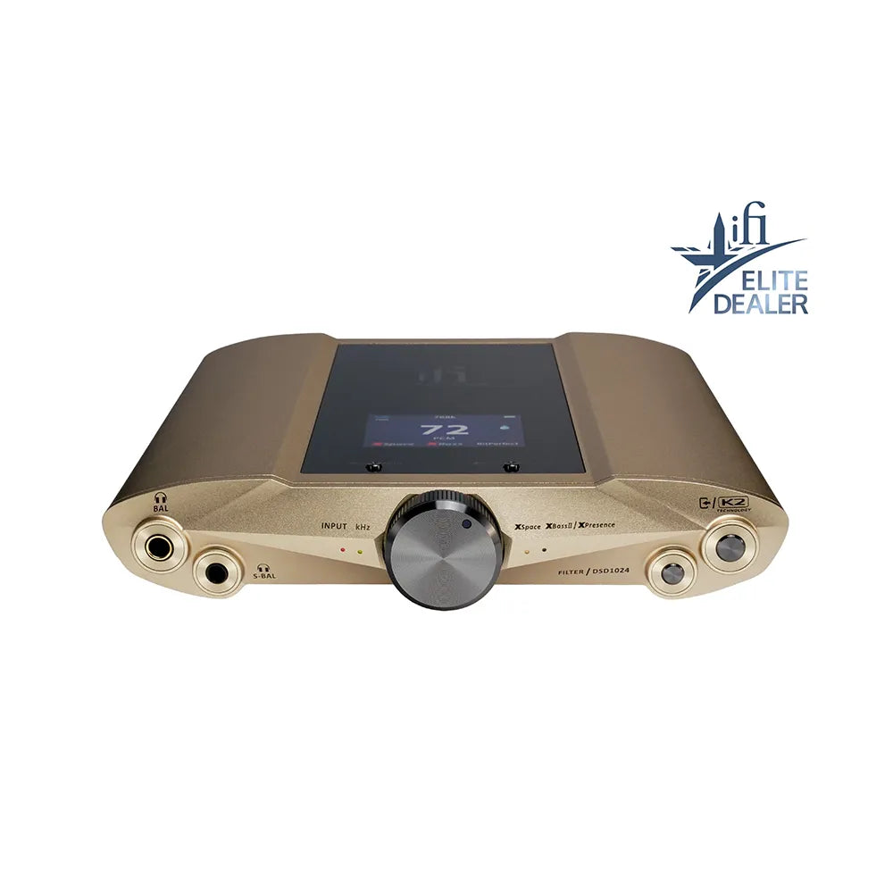 iFi Audio iDSD Valkyrie — Fronte con logo iFi Elite Dealer