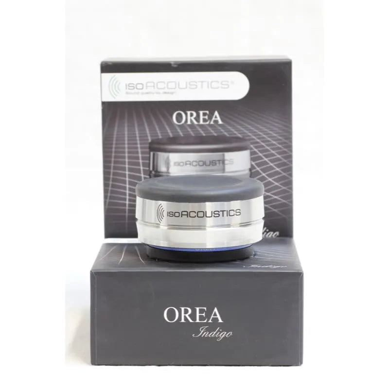 IsoAcoustics Orea — confezione dell'Orea Indigo