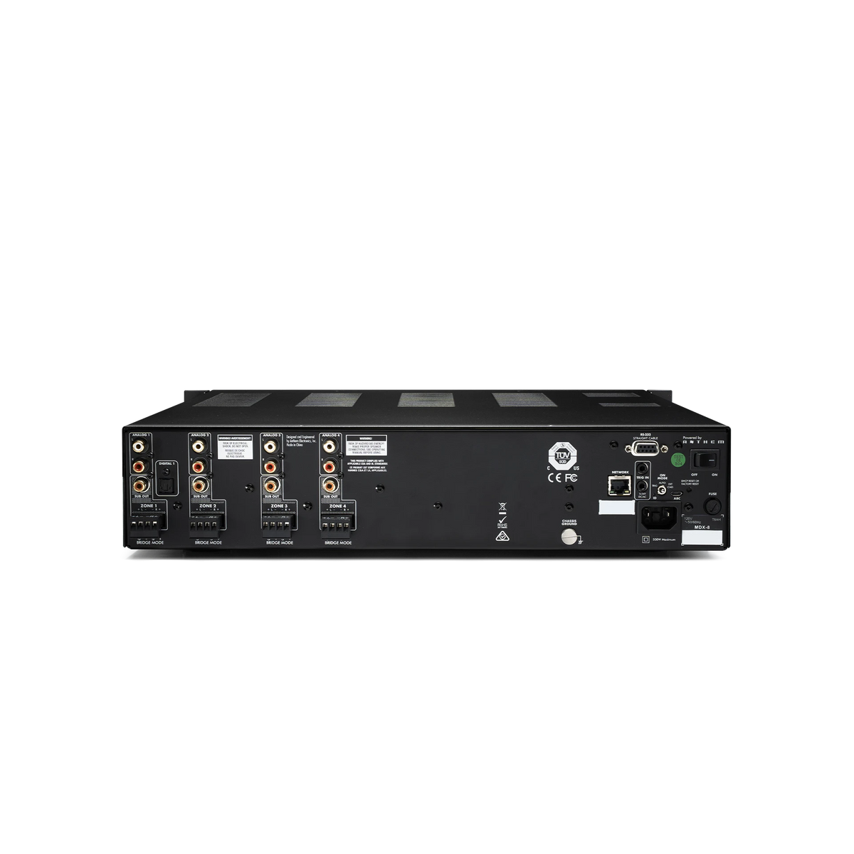 Anthem MDX 8 — Vista posteriore