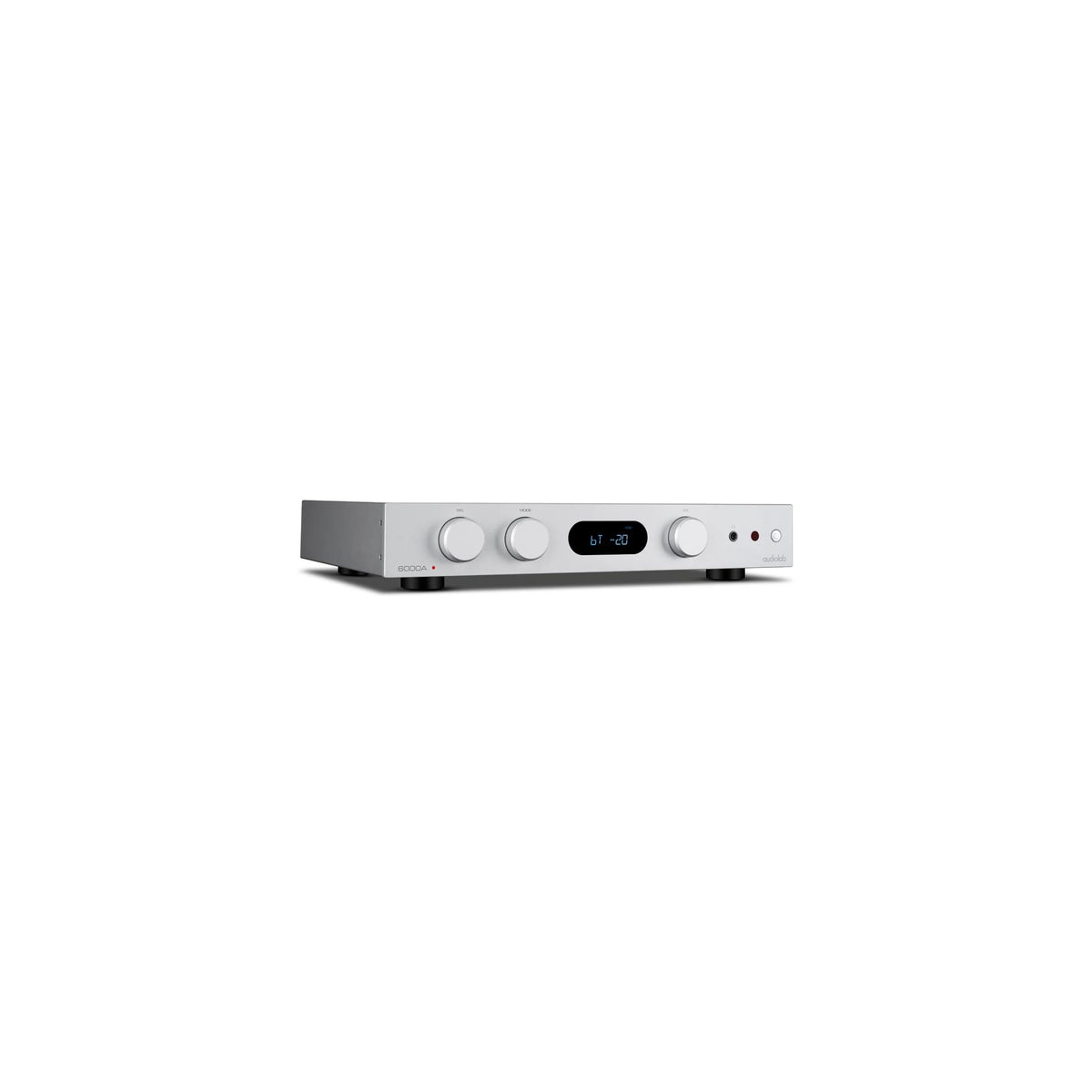 Audiolab 6000A MKII — vista laterale finitura silver