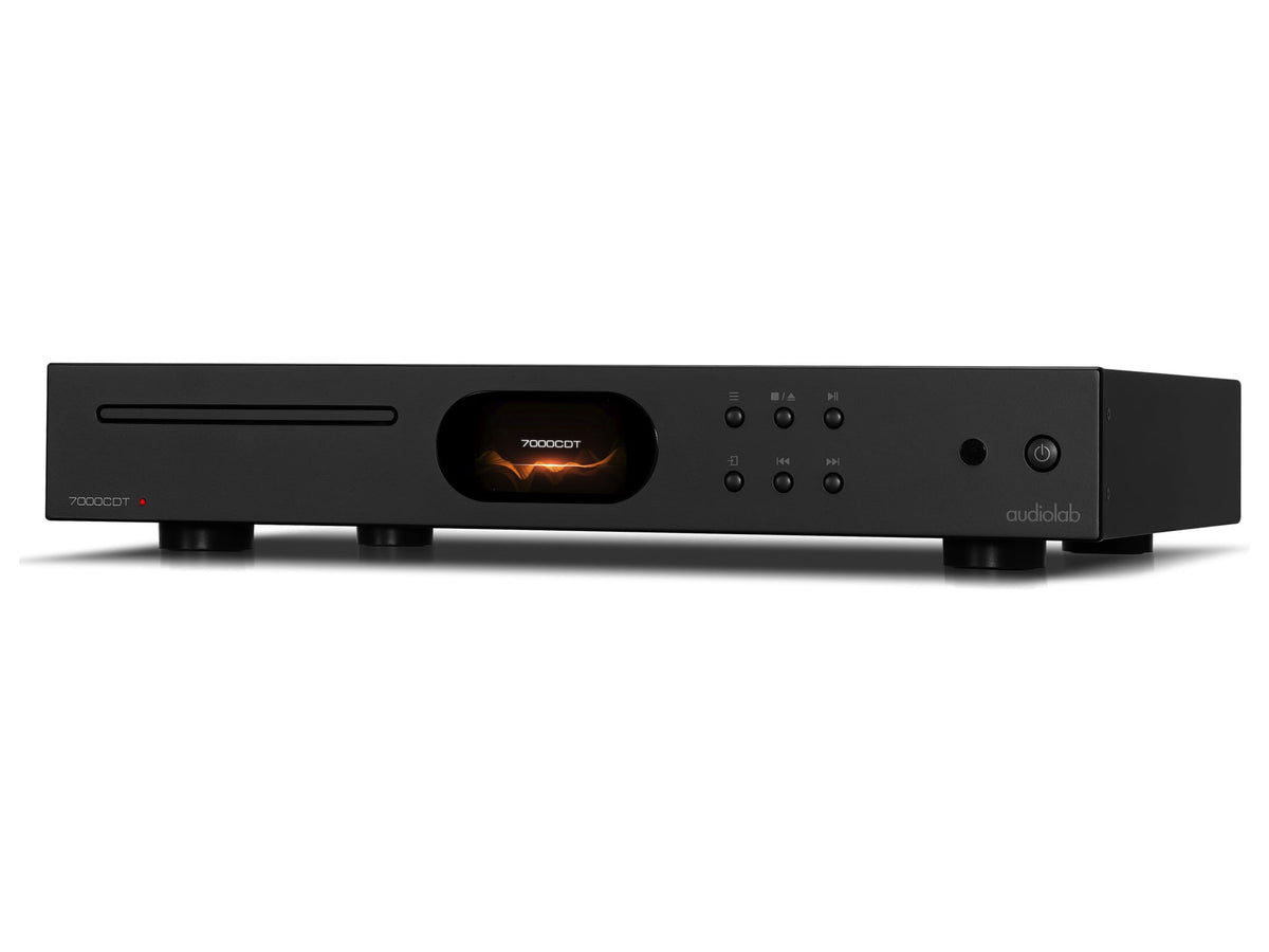Audiolab 7000CDT, Nero, vista di tre quarti