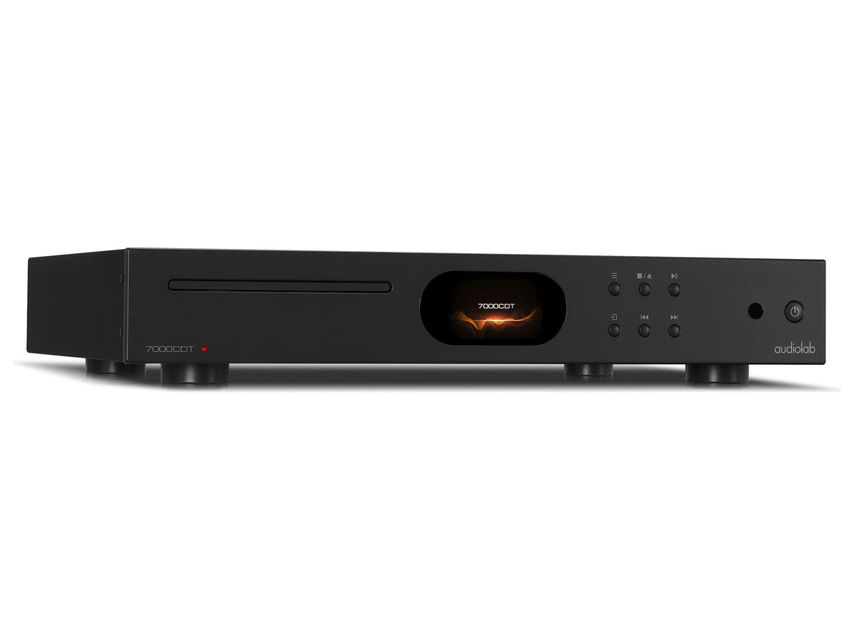 Audiolab 7000CDT, Nero, vista di tre quarti
