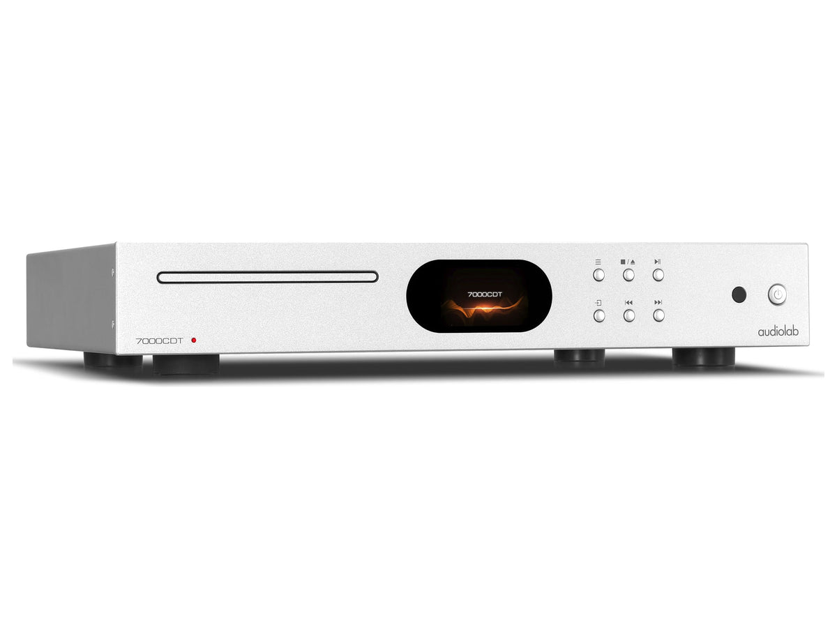 Audiolab 7000CDT, Silver, vista di tre quarti