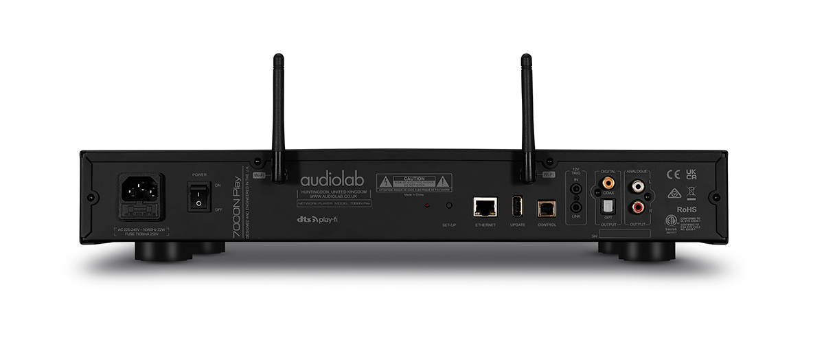 Audiolab 7000N Play — Vista posteriore