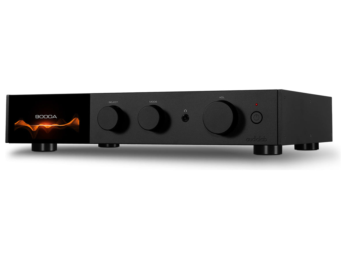 Audiolab 9000A, Nero, vista di tre quarti