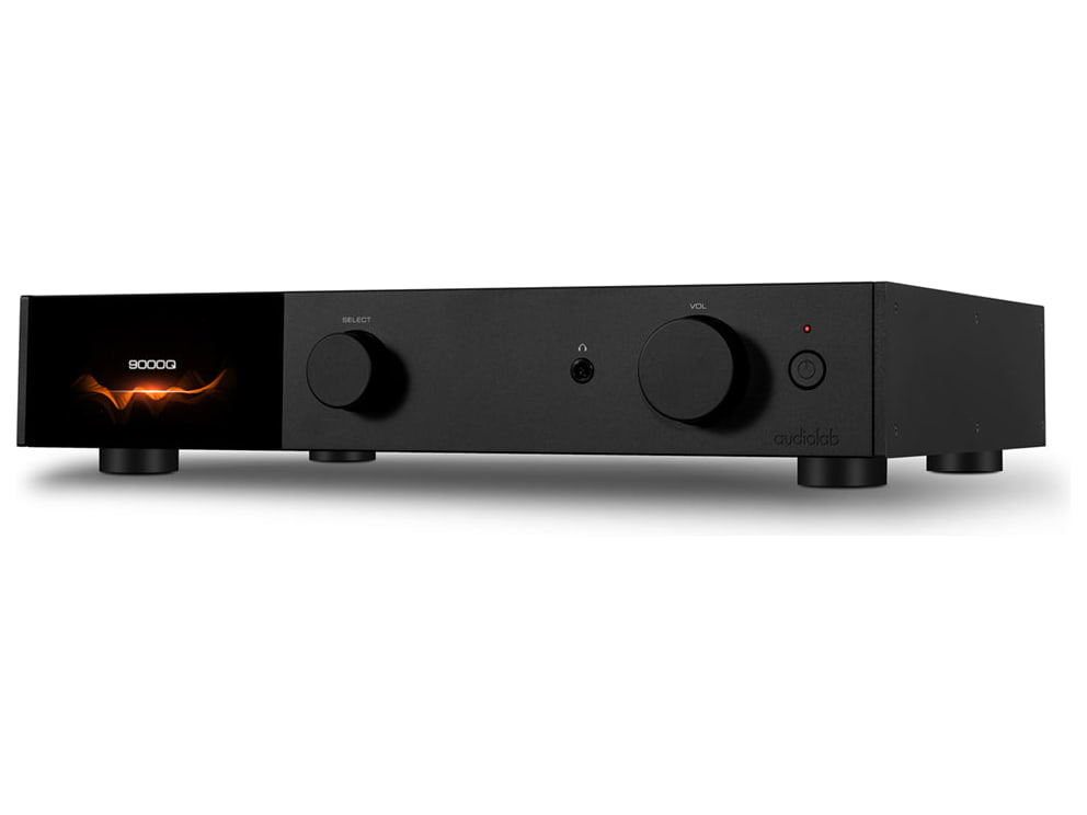Audiolab 9000Q, Nero, vista di tre quarti