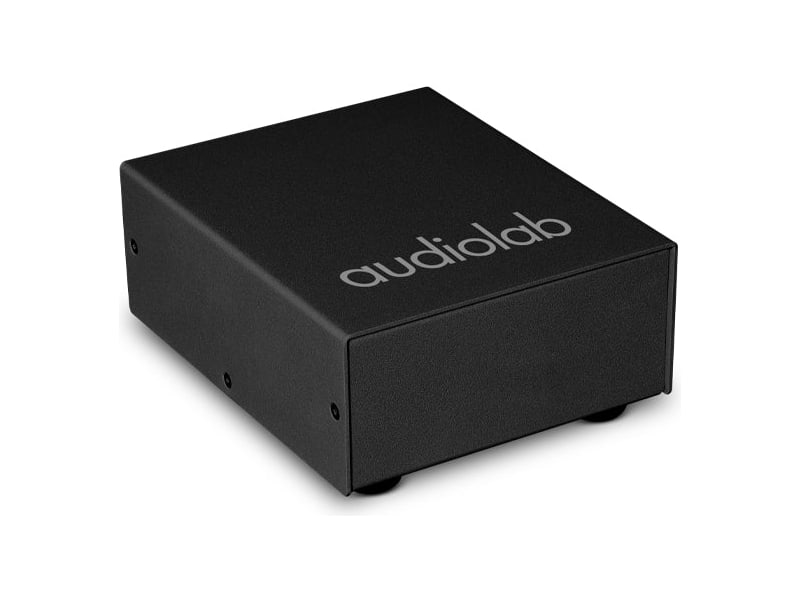 Audiolab DC Block, Nero, vista di tre quarti