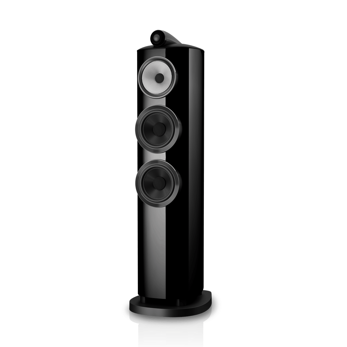 B&W 804 D5, Stealth Black, vista di tre quarti