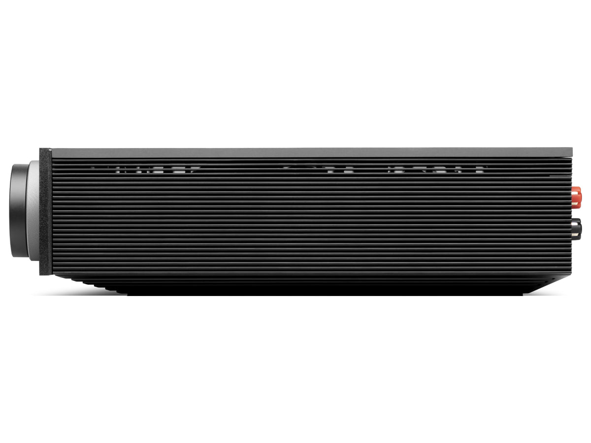 Cambridge Audio Evo 300 — vista laterale con il pannello nero