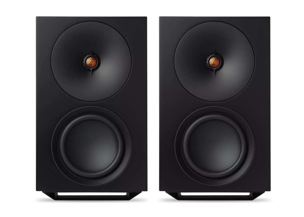 Cambridge Audio L/R X — Nero, coppia vista di fronte