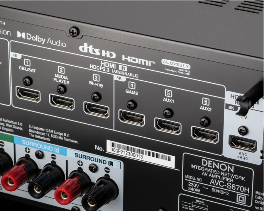 Denon AVC-S670H — Dettaglio