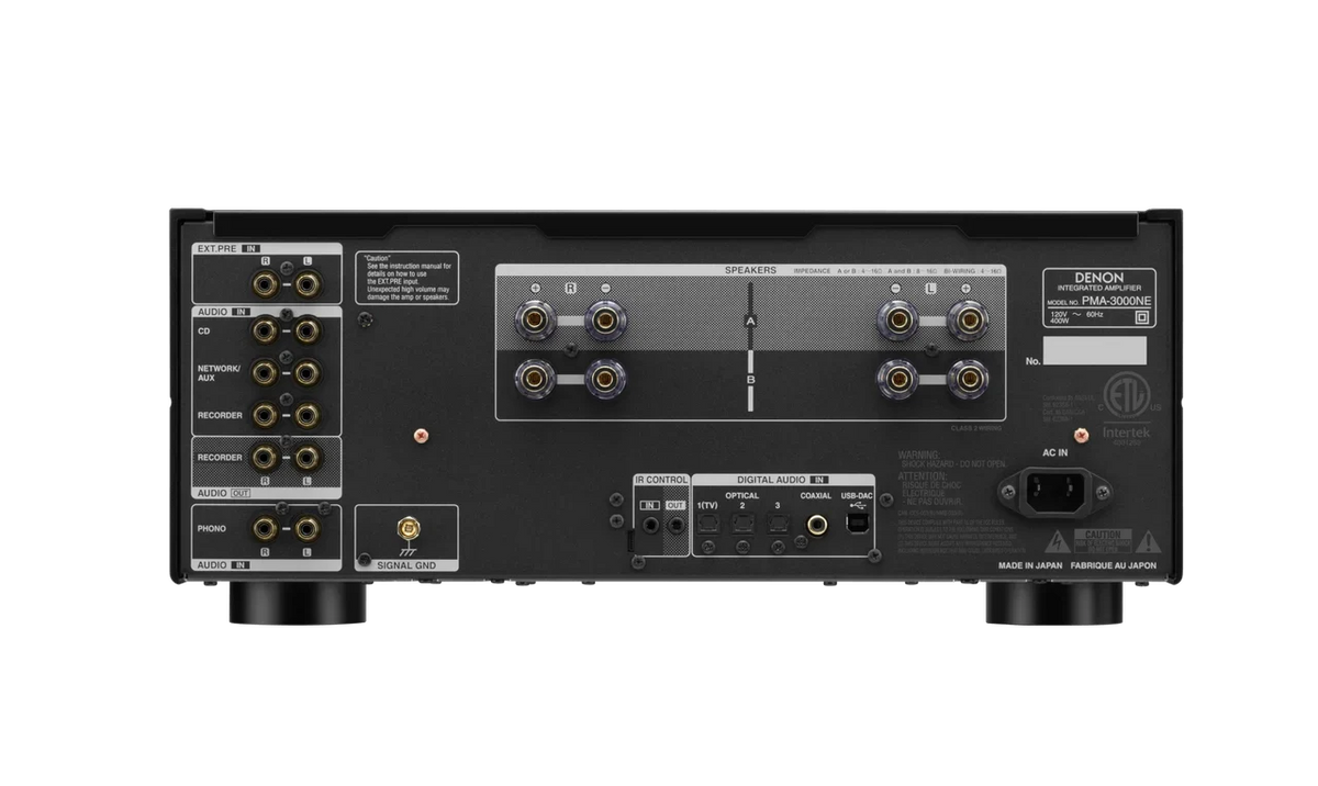Denon PMA-3000NE — Vista posteriore