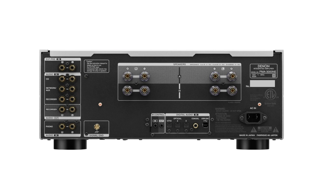 Denon PMA-3000NE — retro silver
