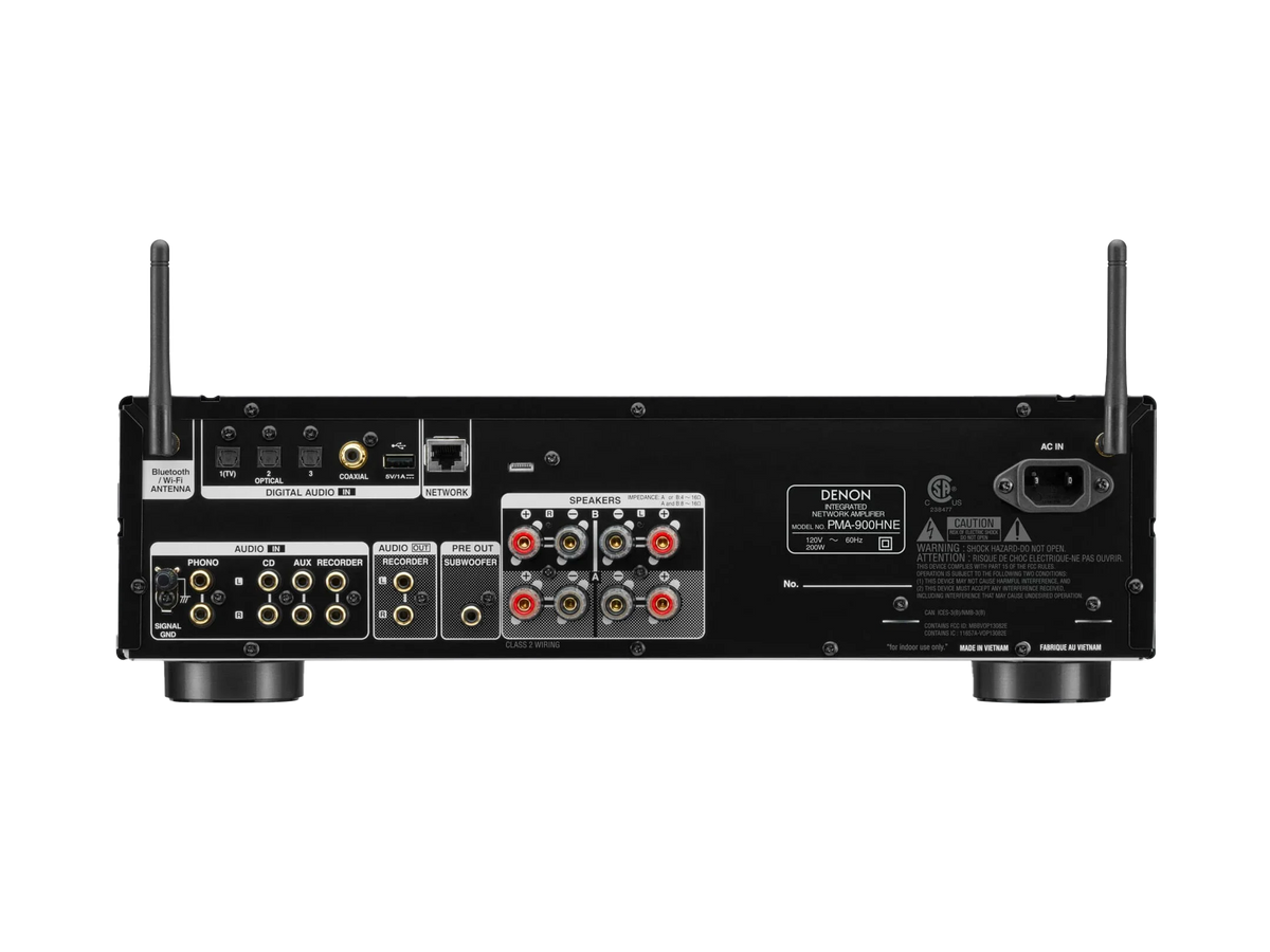 Denon PMA-900HNE, vista posteriore