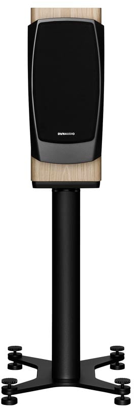 Dynaudio Confidence 20, finitura Blonde Wood, vista frontale con la griglia