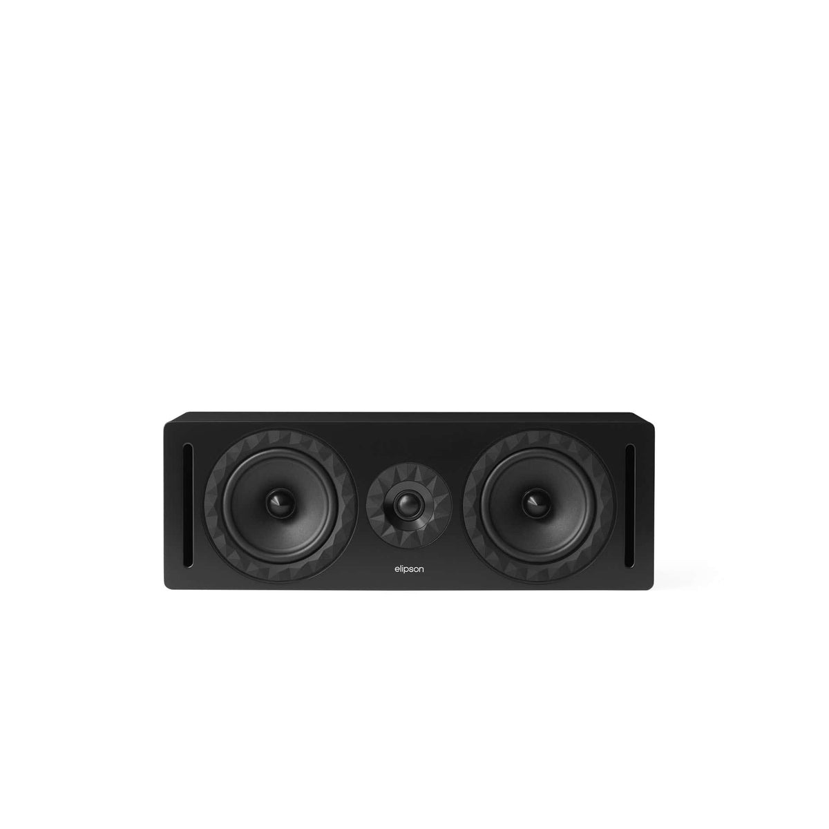 Elipson Prestige Facet II 14C, finitura nera, vista frontale senza griglia