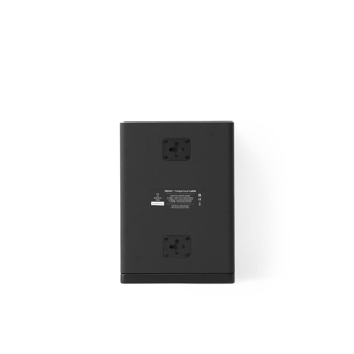 Elipson Prestige Facet II 6ATM, finitura nera, pannello posteriore