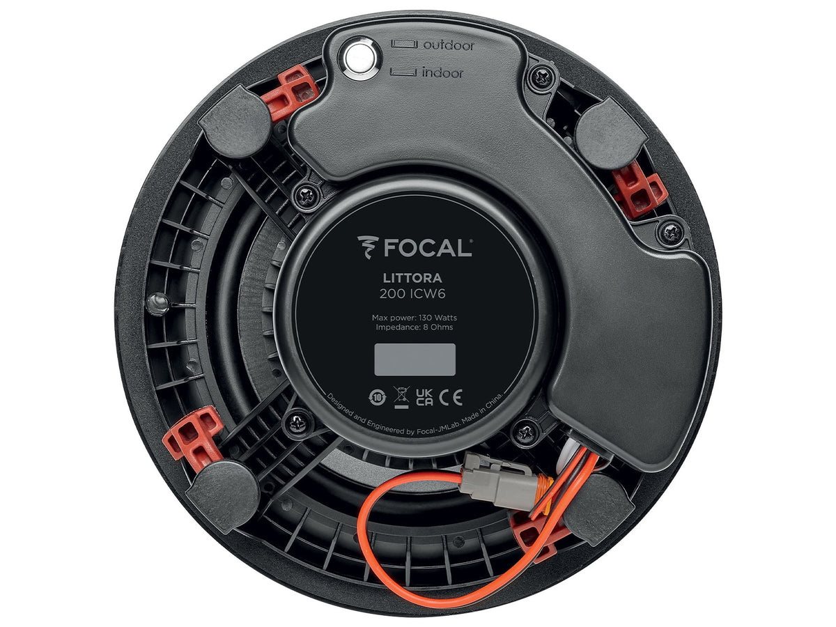 Focal Littora 200 ICW6, vista posteriore, connessioni