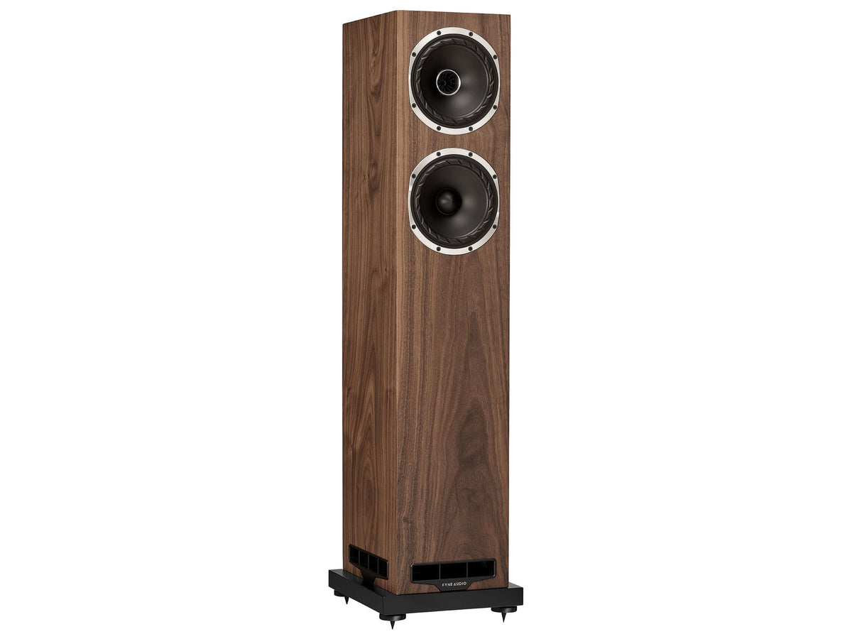Fyne Audio F501S — Vista frontale 2 Noce naturale