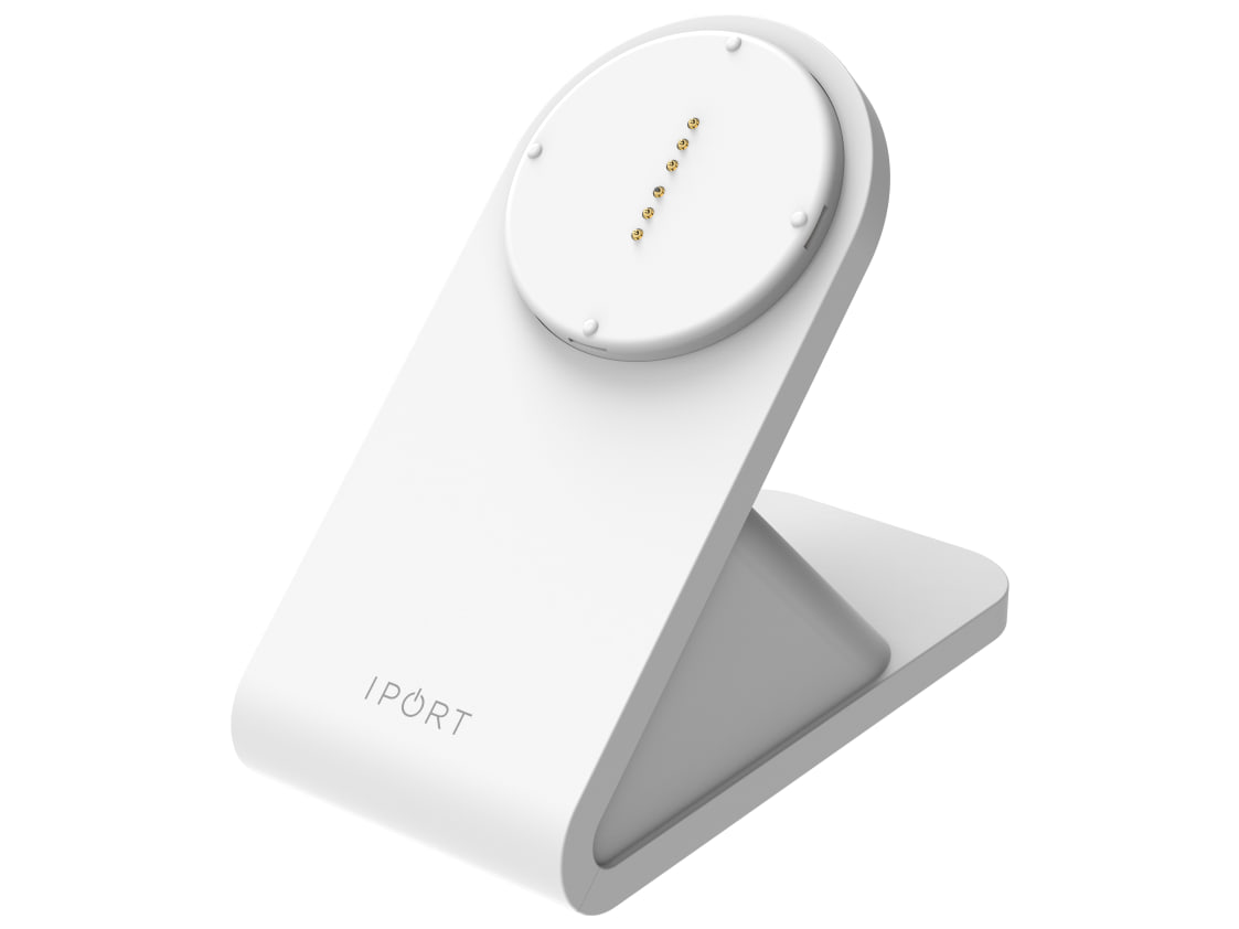 IPORT CONNECT PRO BaseStation — Bianco, vista di tre quarti