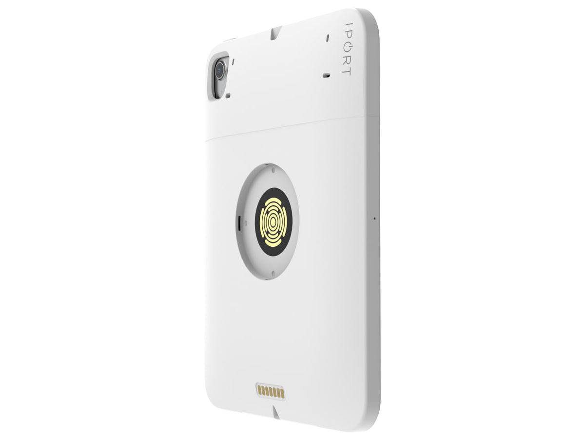 IPORT CONNECT PRO Case — Bianco, vista posteriore di tre quarti
