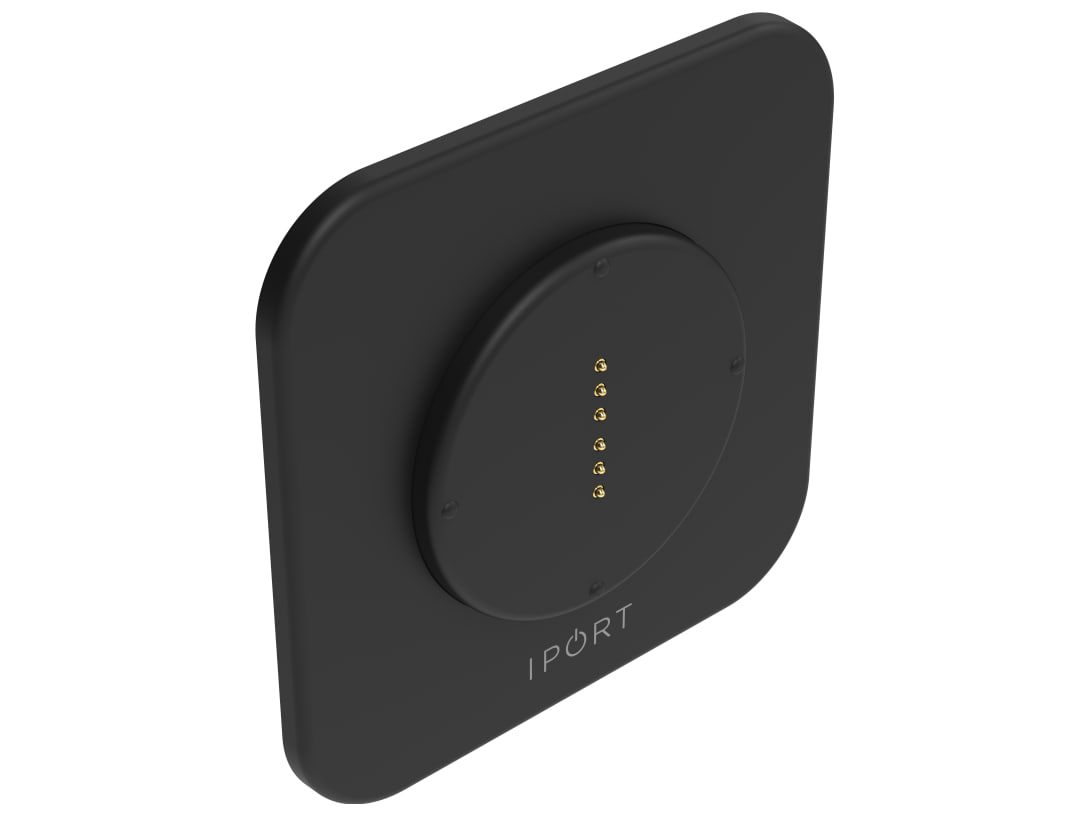 IPORT CONNECT PRO WallStation — Nero, vista di tre quarti