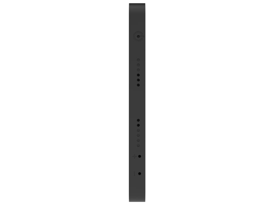 IPORT Surface Mount System — Nero, vista laterale