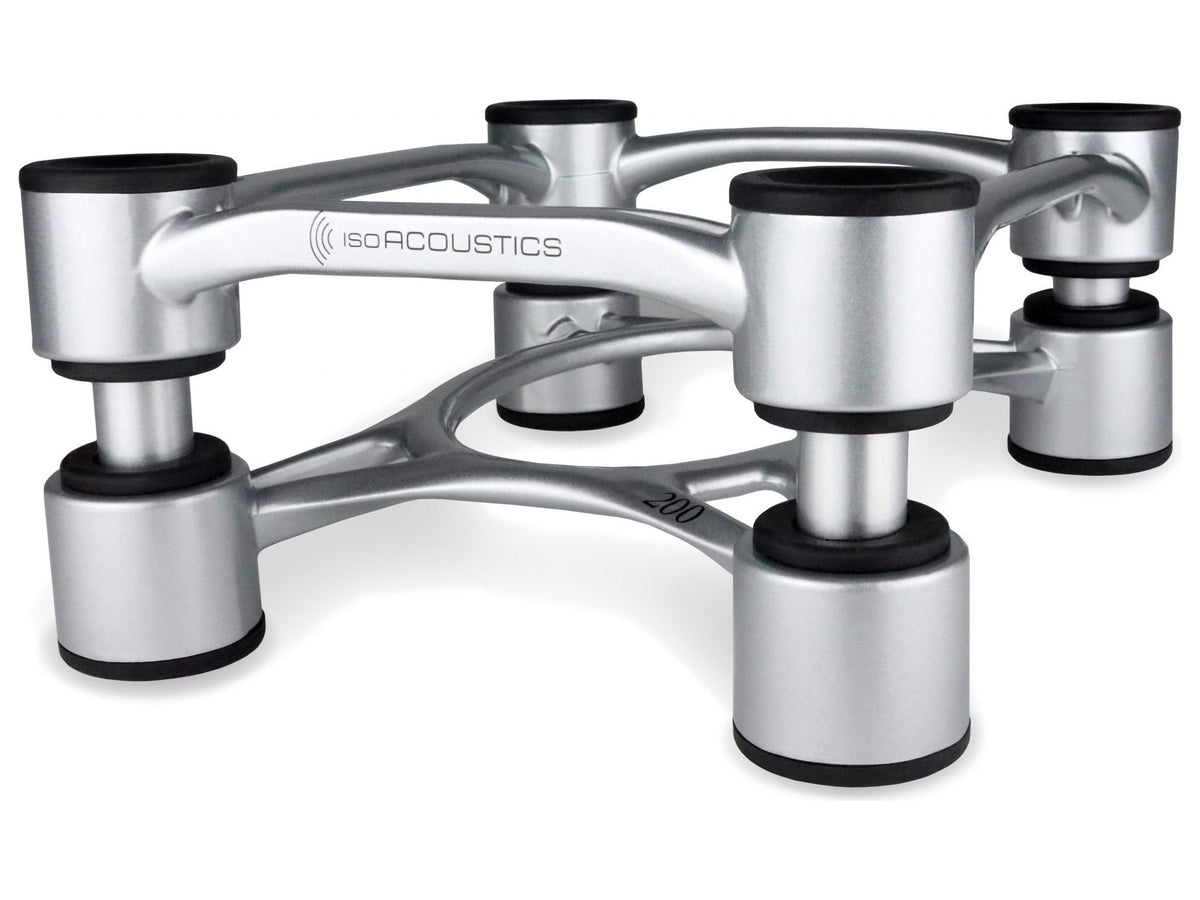 IsoAcoustics Aperta — Aperta 200 argento, vista di tre quarti