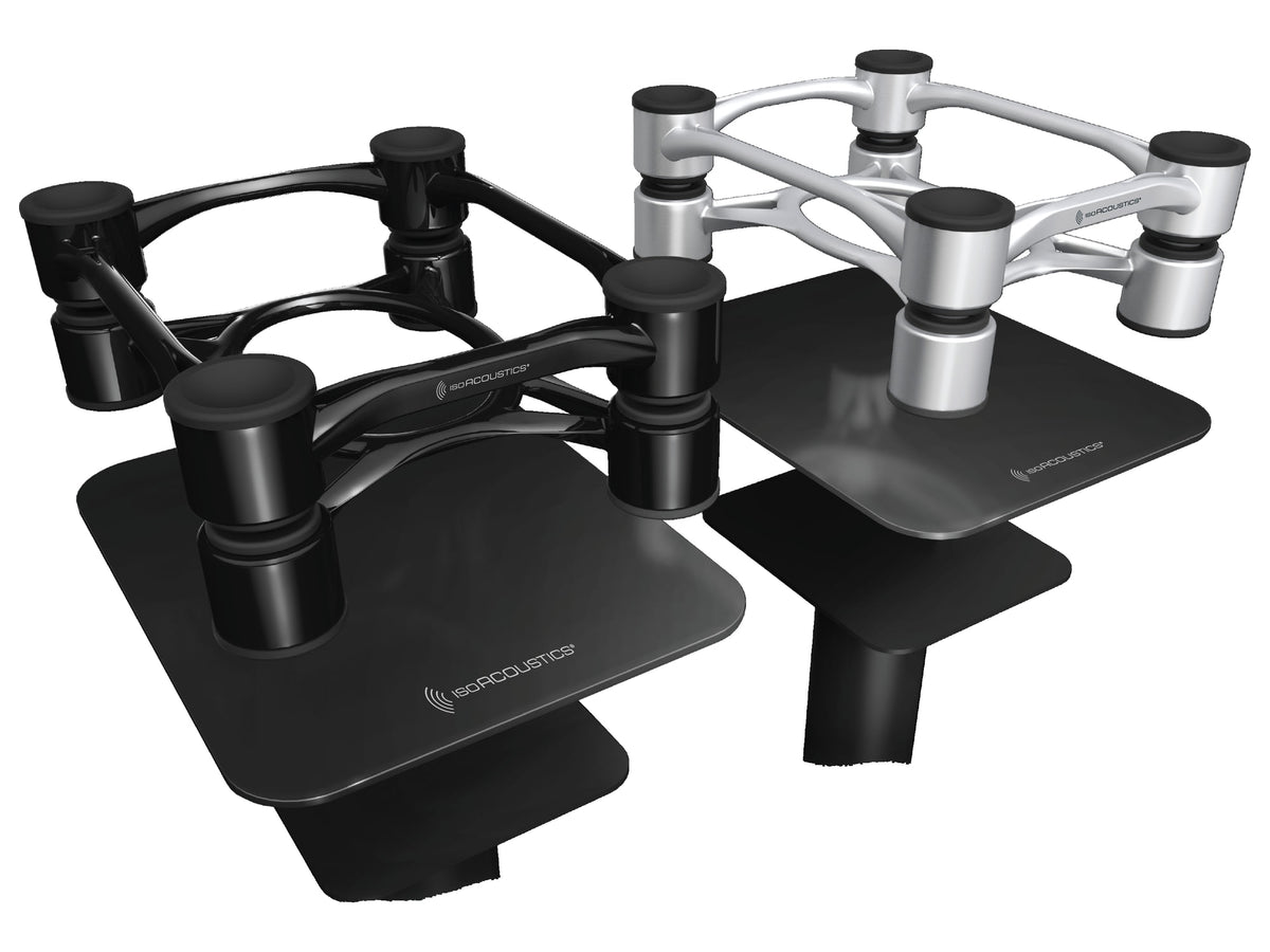 IsoAcoustics Aperta — piastre di supporto per Aperta 200 con i supporti montati